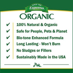 Espoma Organic Garden-Tone 3-4-4 Organic Fertilizer for Cool & Warm Season Vegetables and Herbs. Grow an Abundant Harvest of Nutritious and Flavorful Vegetables – 18 lb. Bag