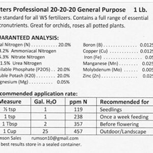 Peters Professional 20-20-20 General Purpose Fertilizer 3 Lb. (1)