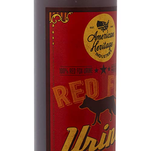 American Heritage Industries 16 oz Red Fox Urine- Protect Your Garden with Real Predator Urine