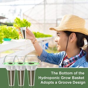 Hydroponics Growing System, 9Pods Indoor Garden with LED Grow Light and upgrade controller, Plant Germination Kit with Automatic Timer, Smart Home Garden for Herb, Vegetables, Fruits, Up to 17", White