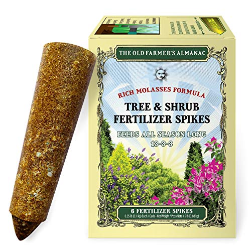 The Old Farmer's Almanac Tree & Shrub Fertilizer Spikes (Box of 6 Spikes - 1.5 Lbs)