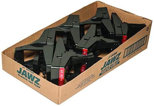 JT Eaton 410B-6 Jawz Plastic Rat Trap for Solid Or Liquid Bait, Pack of 6