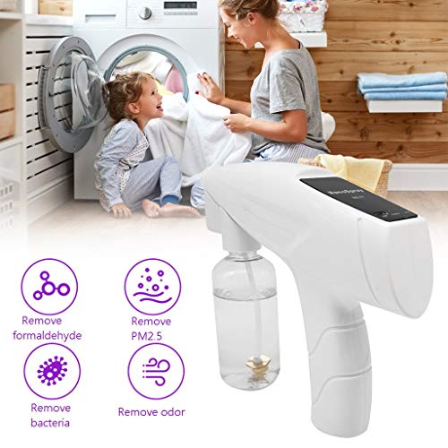 200ml Portable Nano Steam Spray Disinfectant Machine, Rechargeable Handheld Atomizing Fogger For School, Garden, Home, Office