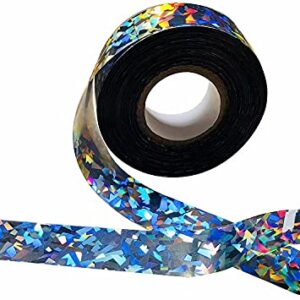 SUJAYU Bird Scare Tape, 1''x260FT Double Sided Repellent Deterrent Reflective Tape for Scaring Birds Away (Silver-1)