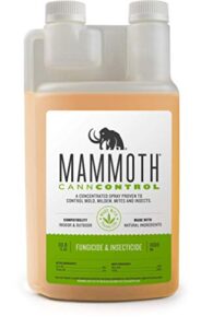 mammoth canncontrol concentrated insecticide spray for plants, organic pesticides for vegetable and spider mites spray for indoor outdoor plants (1 liter)