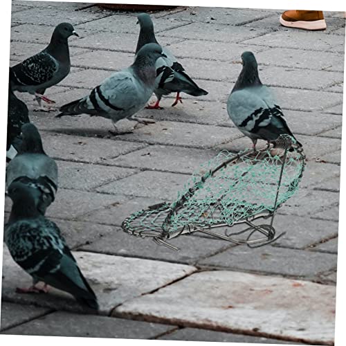 INOOMP Pigeon Cage Effective Spring Sparrow Multifunctional for Wear-Resist Mesh Reusable Pigeon Trapping Starling Clip Hunting Garden Live Catcher Outdoor Catching Traps Practical Quail Bird Net