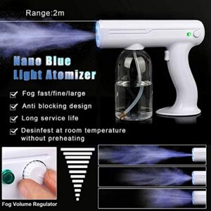 LANHTNG Atomizer Sprayer, Handheld Cordless Rechargeable Nano Atomizer Electric Sprayer Nozzle Adjustable Fogger Steam Gun with 27oz Big Spray Bottle for Home, Office, School or Garden