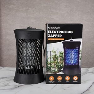 beichen Bug Zapper 4200V Electric Mosquito Zapper Waterproof Lamps for Outdoor Use Indoor Mosquito Killer for Home Patio Backyard [Covers 1500 Sq.ft, 7.7ft Cord,1-Pack Replacement Bulb]