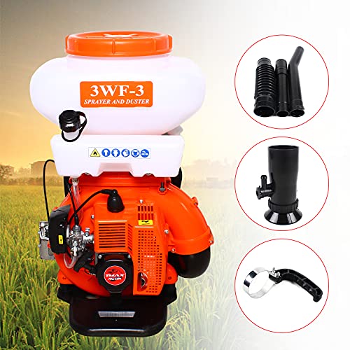 Gas Powered Backpack Fogger, Portable Sprayer Fogger Machine, Garden Sprayer Machine Mist Blower with 14L Tank, for Sanitation Spraying, Greenhouses