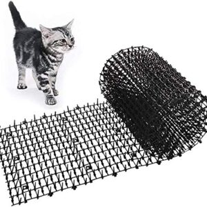 OCEANPAX Scat Cat Mat with Spikes Prickle Strips Digging Stopper Pest Repellent Spike Deterrent Mat, 78 inchx11 inch and 13FT