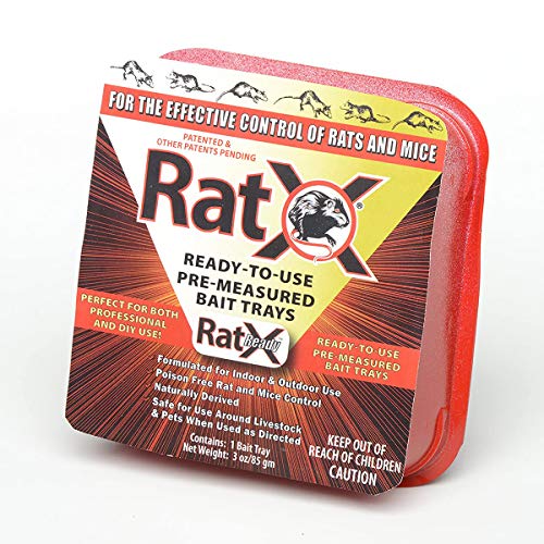 EcoClear Products 620105, RatX Ready-To-Use Pre-Measured 3 oz. Bait Trays, 4-Pack