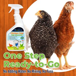 Eco Strong Chicken Coop Cleaner and Odor Eliminator, All Natural Deodorizer - Ready to Use – 32 oz Sprayer