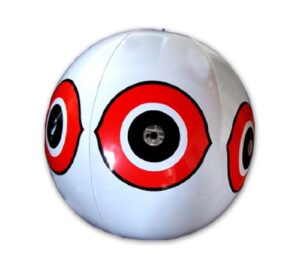 bird-x scare-eye® bird repellent predator eyes balloon, white
