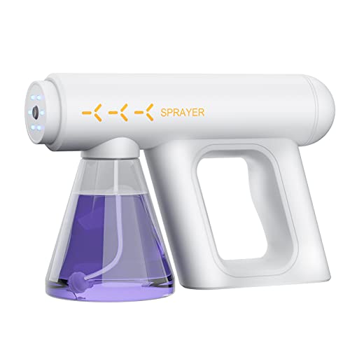 GLGLMA Atomizer Sprayer, Electric Handheld Sprayer Disinfectant Fogger Gun Portable Rechargeable Sprayer Gun, Nano Atomizer for Home Office School Hotel