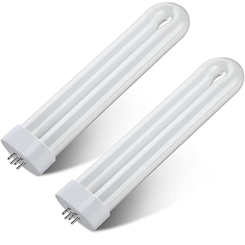 Kittmip Bug Zapper Replacement Bulbs U Type FUL15W BL with 4 Pin Base, U Shaped Twin Tube Bulb Fluorescent UV Lamp Tube 2 Count (Pack of 1)