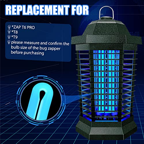 Kittmip Bug Zapper Replacement Bulbs U Type FUL15W BL with 4 Pin Base, U Shaped Twin Tube Bulb Fluorescent UV Lamp Tube 2 Count (Pack of 1)