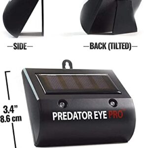 Predator Eye PRO - Aspectek - 4600sq ft Coverage w/Kick Stand Solar Powered Predator Light Deterrent Light Night Time Animal Control - 2 Pack
