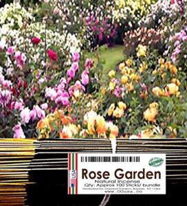 (r) rose garden, oakland gardens premium hand dipped incense sticks, you choose the quantity (100)