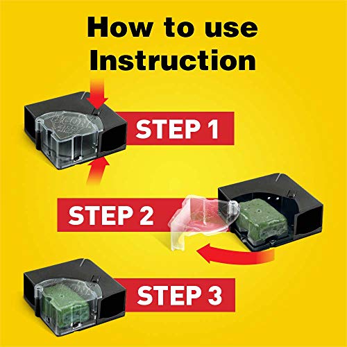 D-Con Refillable Mouse Bait Station, 1 Bait Station + 20 Refills