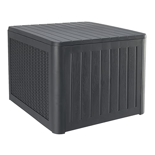 Kcelarec Deck Box 36 Gallon Outdoor Storage Box for Patio Tools, Outdoor Cushions & Pillows, Garden Supplies, Pet Stuff and Pool Accessories