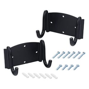 fennoral wheelbarrow hanger holder/heavy duty ladder storage hooks for wall mount wheelbarrow, widely suitable for garden, shed or workshop walls – best assistant for organizing space.