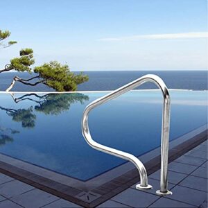 BTZHY 1PCS Swimming Pool Handrails, Safety Grips for Ramp Railings, Easy-to-Assemble Spa Handrails, Ladder Step Handrail for Garden Backyard Pools