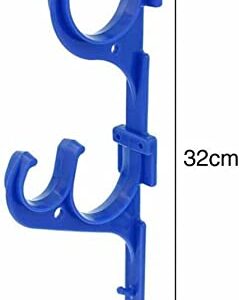 ATIE Pool Rust-Resistant, Oxidation-Resistant, Chemical-Resistant Pool Pole Hanger/Hook/Holder for Pool Telescoping Pole, Vacuum Hose, Leaf Skimmer, Brushes, and Garden Tools