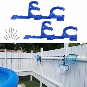 ATIE Pool Rust-Resistant, Oxidation-Resistant, Chemical-Resistant Pool Pole Hanger/Hook/Holder for Pool Telescoping Pole, Vacuum Hose, Leaf Skimmer, Brushes, and Garden Tools