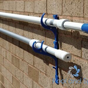 ATIE Pool Rust-Resistant, Oxidation-Resistant, Chemical-Resistant Pool Pole Hanger/Hook/Holder for Pool Telescoping Pole, Vacuum Hose, Leaf Skimmer, Brushes, and Garden Tools