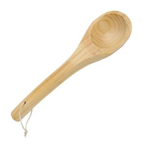 Zerodis Horticulture Garden Entertainment, Spoon,Sauna Accessories,Sauna Water Dipper Spoon Sauna Single Spoon Handmade