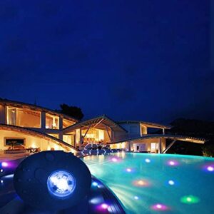 Submersible Led Pool Lights: Remote Control Fountain Lights Submersible: Outdoor Hot Tub Bathtub Swimming Pond Lights for Above Ground Pool Battery Powered Underwater Lights for Aquarium Fish Tank