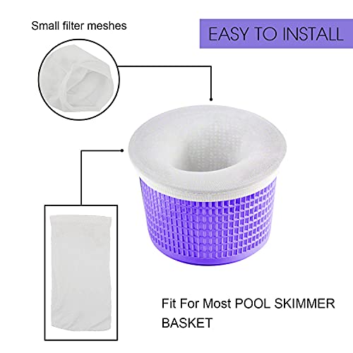 Coopache 30-Pack of Pool Skimmer Socks - Filters Baskets, Skimmers Cleans Debris and Leaves for In-Ground and Above Ground Pools