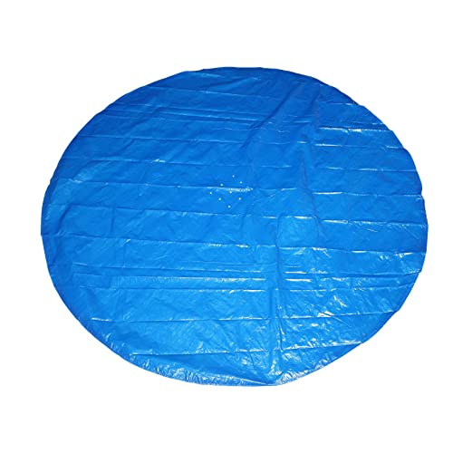 Pool Cover Easy Set, Swimming Pool Covers for Above Ground Pools, Solor Inflatable Pool Tarp, Dustproof Waterproof Pools Protector for Garden Outdoor (Round - 6 Foot)