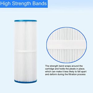 HANXER C-4326 Spa Filter Cartridge Replaces for PRB25-IN, 413-106, Filbur FC-2375, R173429, 3005845, 17-2327, 100586, 33521, 25392, 817-2500, Darlly 42513 25 Sq.Ft Hot Tub Filter, 2 Pack