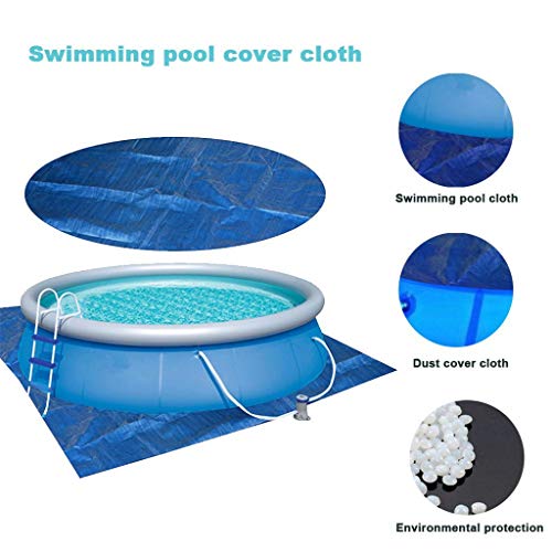 Paddling for Pools Outdoor Family Cover Pool Rectangle Garden Swimming Swimming Glitter Pool Float Toddler Blue