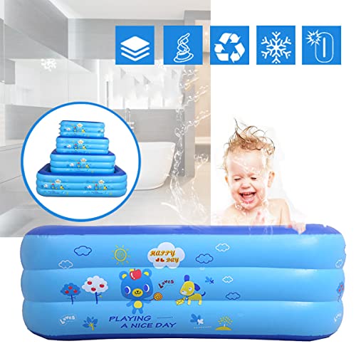 1.2/1.3/1.5/1.8M Kids Inflatable Swimming Pool Childs Toddlers Family Backyard Garden Pool 1.2M/2