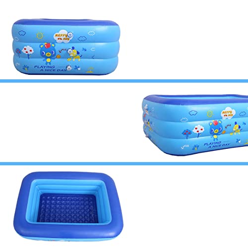 1.2/1.3/1.5/1.8M Kids Inflatable Swimming Pool Childs Toddlers Family Backyard Garden Pool 1.2M/2