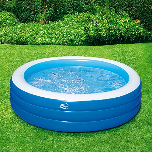 Blue Wave NT6122 7.5ft x 22in Deep Round Family w/Cover Inflatable Pool