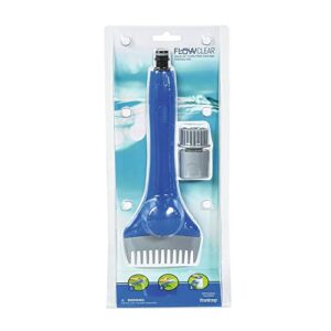 Bestway Flowclear Aqualite Pool Filter Cartridge Cleaning Tool Hose Attachment with Removable Comb Style Head and Water Flow Control Knob
