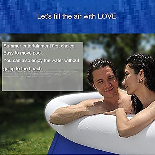 10ft x 30in Inflatable Swimming Pool Outdoor Above Ground Pool,Top Ring Blow Up Pool Easy Set