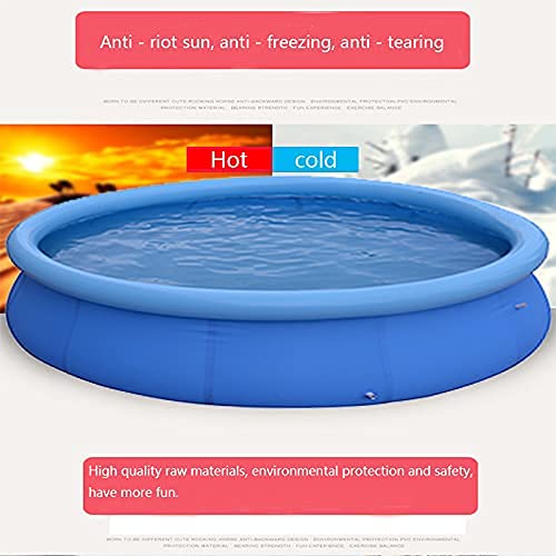 10ft x 30in Inflatable Swimming Pool Outdoor Above Ground Pool,Top Ring Blow Up Pool Easy Set