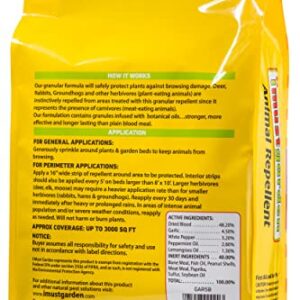 I Must Garden Deer, Rabbit and Groundhog Repellent: All-Weather Granular Formula – 5 lb. Bag