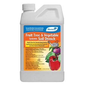 monterey lg 6274 fruit tree & vegetable systemic soil drench treatment insecticide/pesticide concentrate for control of insects, 32 oz