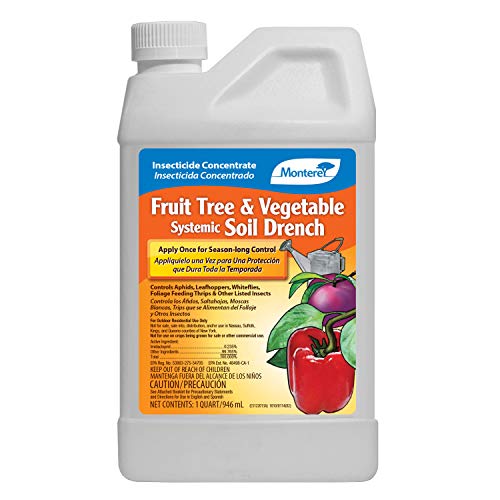 Monterey LG 6274 Fruit Tree & Vegetable Systemic Soil Drench Treatment Insecticide/Pesticide Concentrate for Control of Insects, 32 oz