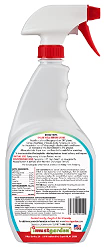 I Must Garden Groundhog/Woodchuck Repellent: All Natural Spray for Gardens, Plants, and Lawns – Pleasant Scent - 32oz Easy Spray Bottle