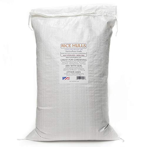 Rice Hulls - Organic Use - 5lb - House Plants – Gardening - Chicken Bedding Nesting