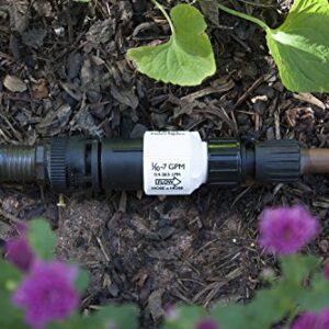 Habitech Drip Irrigation Faucet Adapter Kit: Connect 1/2" Tubing to Faucet or Hose, Backflow Preventer, Filter, Pressure Regulator - No Assembly Required