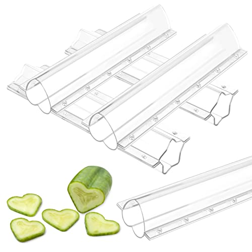 Alipis Cucumber Growth Molds Garden Vegetable Growth Forming Mould Heart Star Shaped Fruit Shaping Tools Planting Molds, 4Pcs