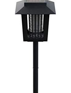 Pure Garden Solar Power Uv Led Light – Black