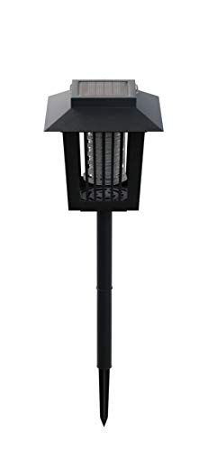 Pure Garden Solar Power Uv Led Light – Black